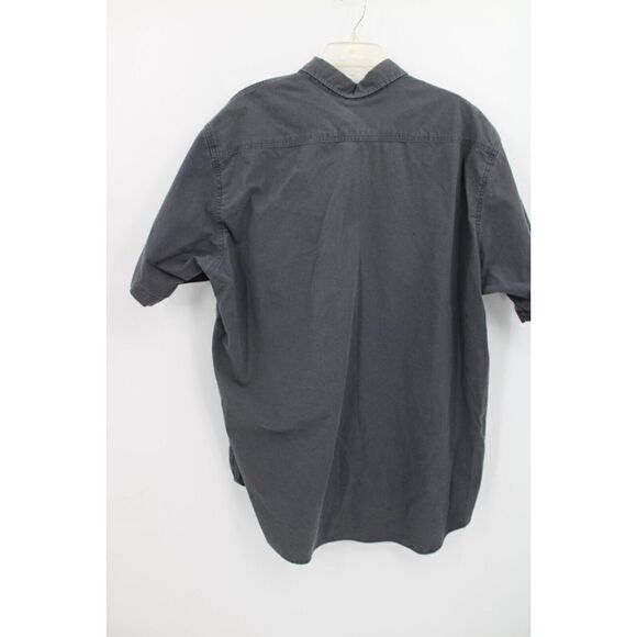 Carhartt Button Down Work Shirt XL Gray Pockets SS-S18 PTL - Picture 8 of 9